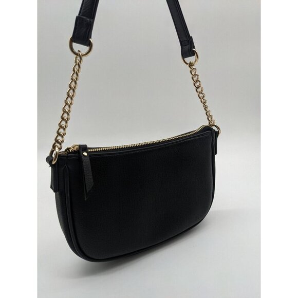 INC Zoiey 2-Piece faux-leather women's XL tote bag + pouch --SNAKE PRINT/BLACK - Picture 8 of 10